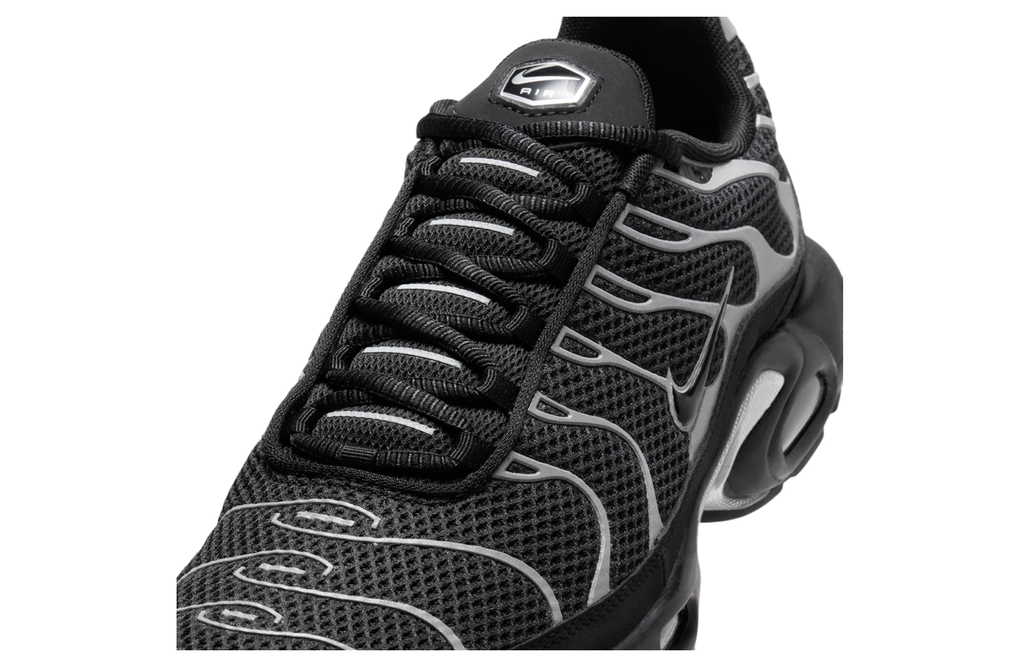 Nike Air Max Plus Black Reflective Silver