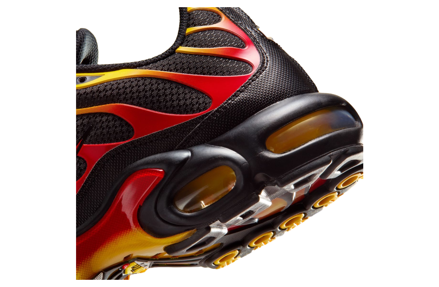 gold black and red air max