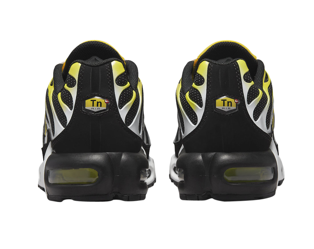 Nike Air Max Plus Black Yellow White - Aug 2022 - DQ3983-001