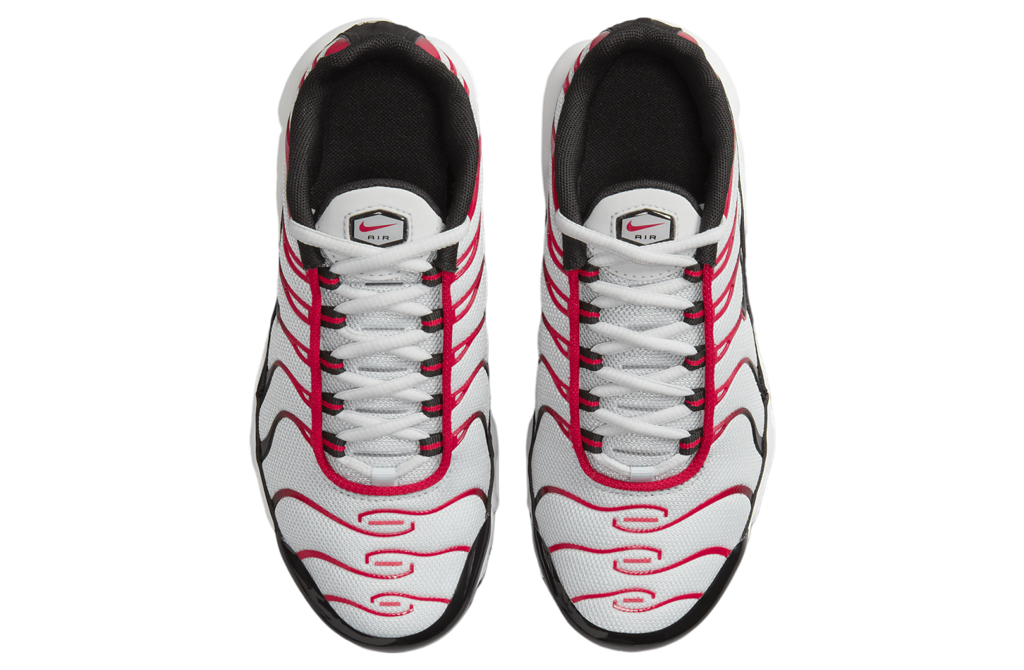 Nike Air Max Plus GS Pure Platinum / University Red