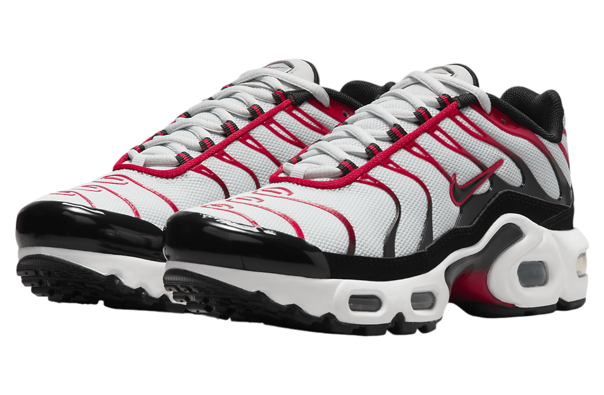 Nike Air Max Plus GS Pure Platinum / University Red