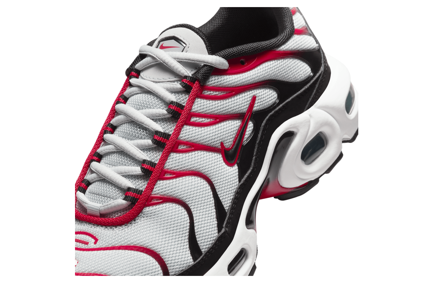 Nike Air Max Plus GS Pure Platinum / University Red