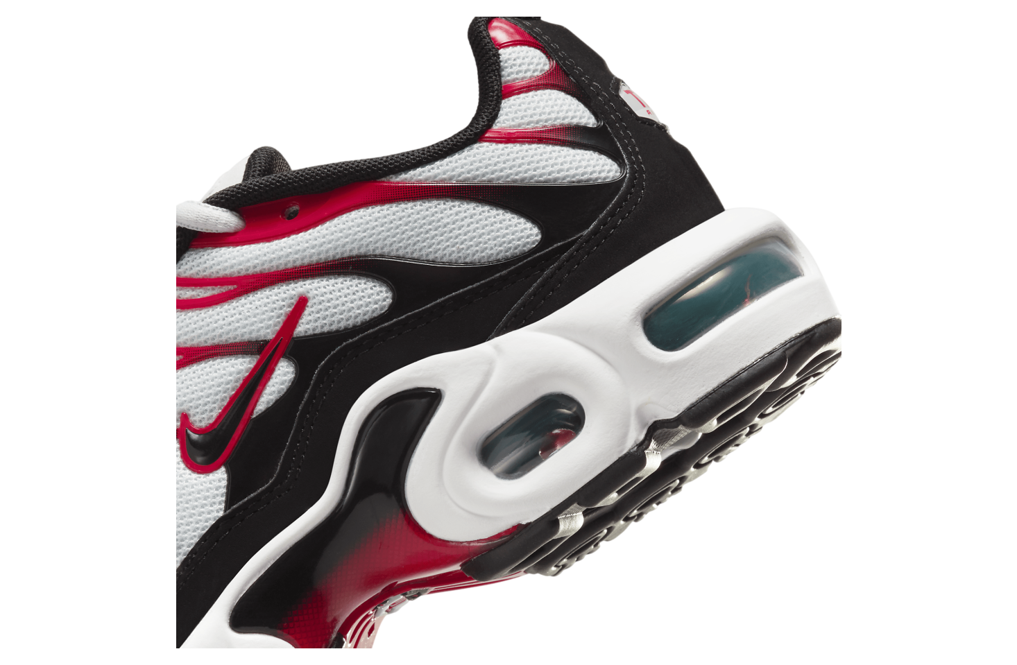 Nike Air Max Plus GS Pure Platinum / University Red