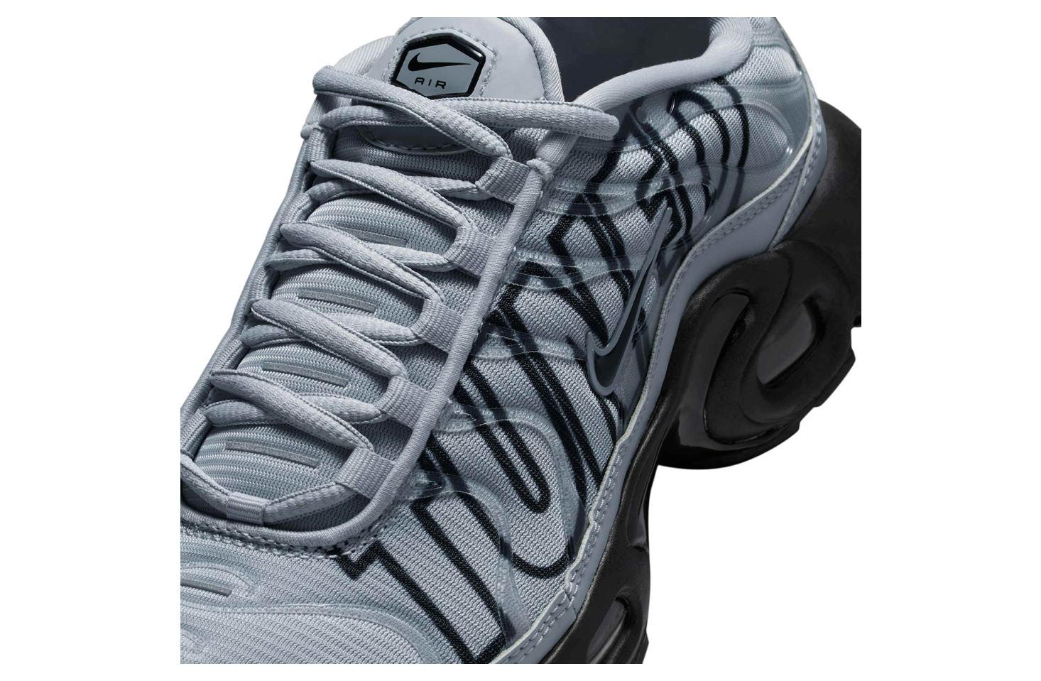 Nike Air Max Plus Gs Tuned Wolf Grey / Black