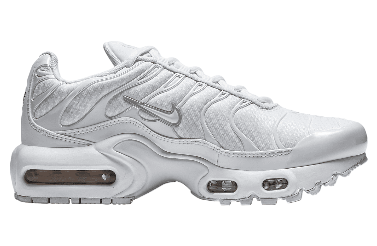 Nike Air Max Plus GS White / Metallic Silver