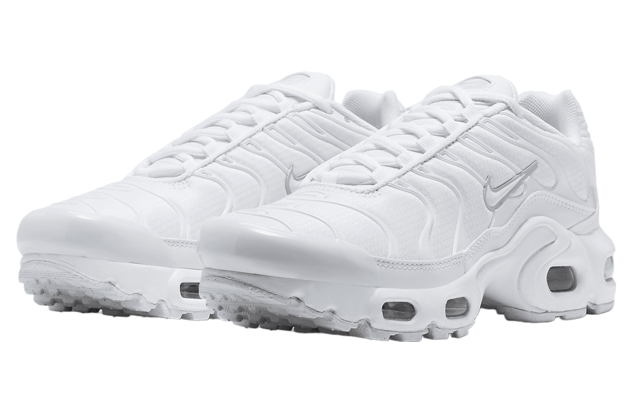 Nike Air Max Plus GS White / Metallic Silver