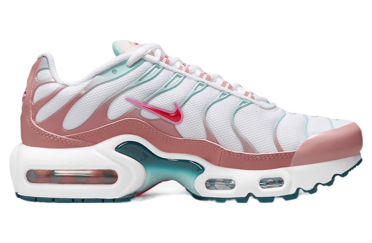 Nike Air Max Plus GS White / Red Stardust