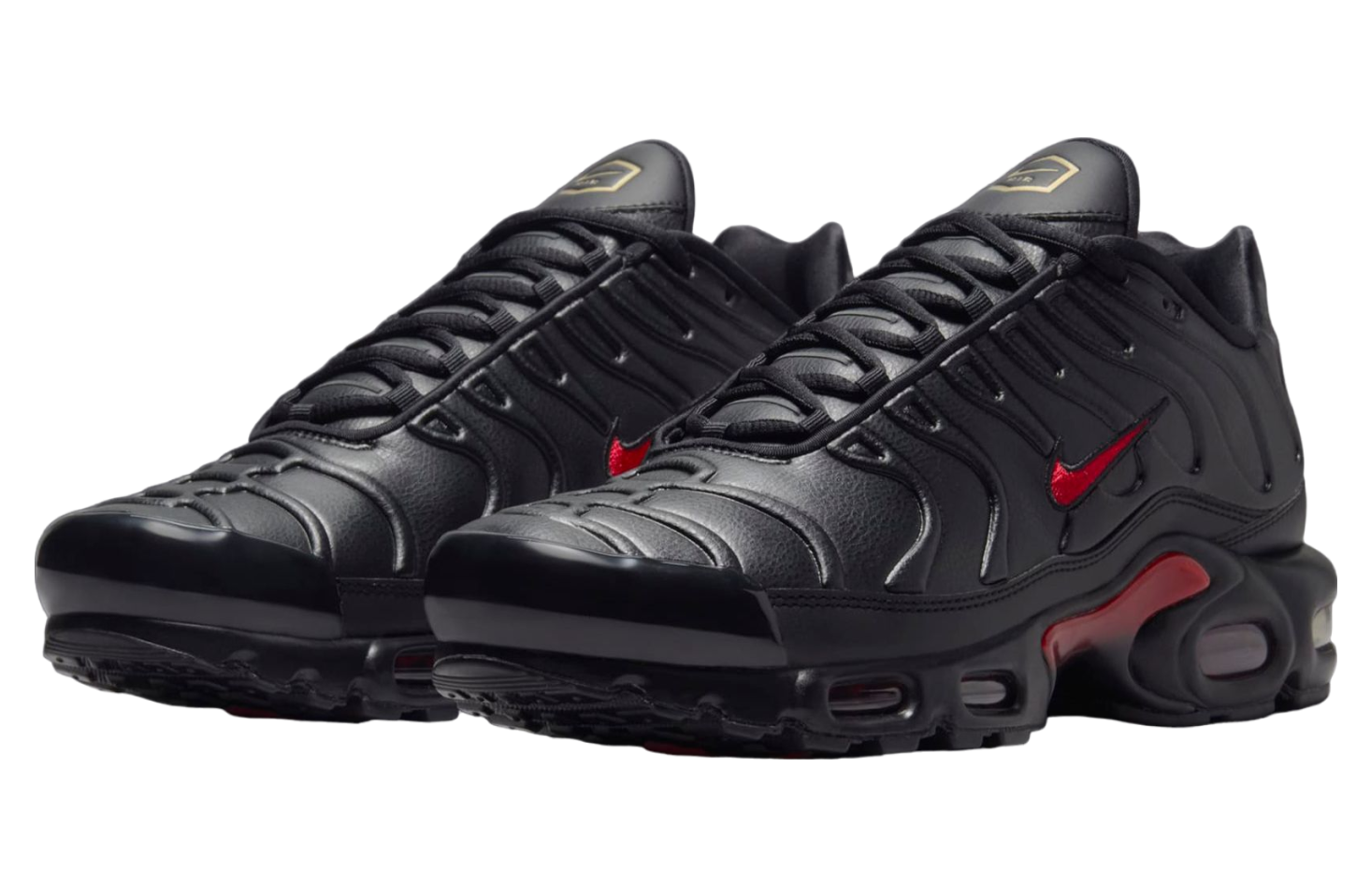 Nike Air Max Plus Leather Black / University Red