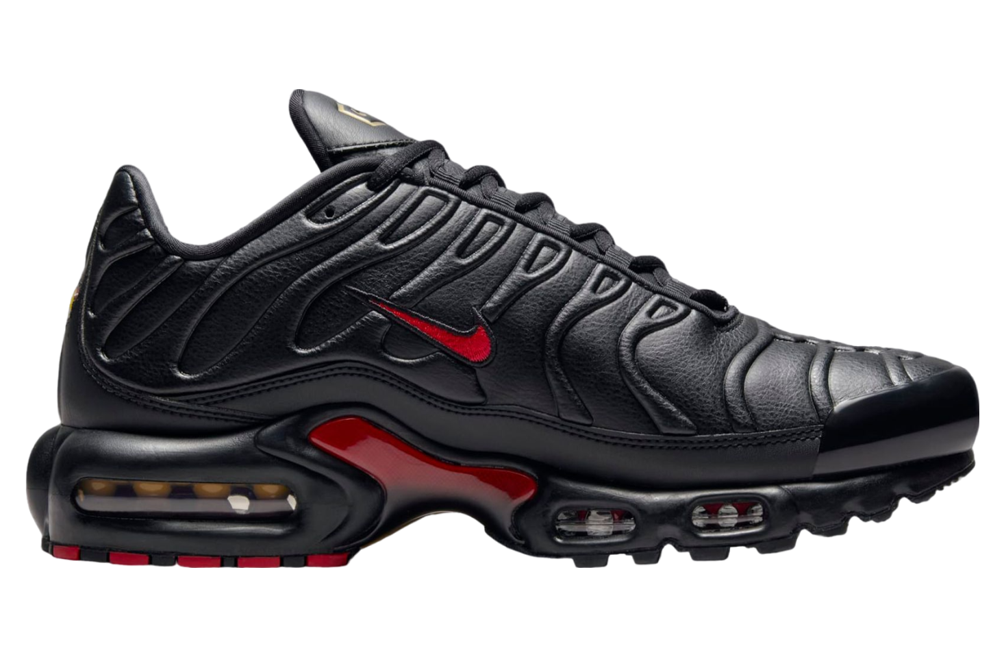 Nike Air Max Plus Leather Black / University Red