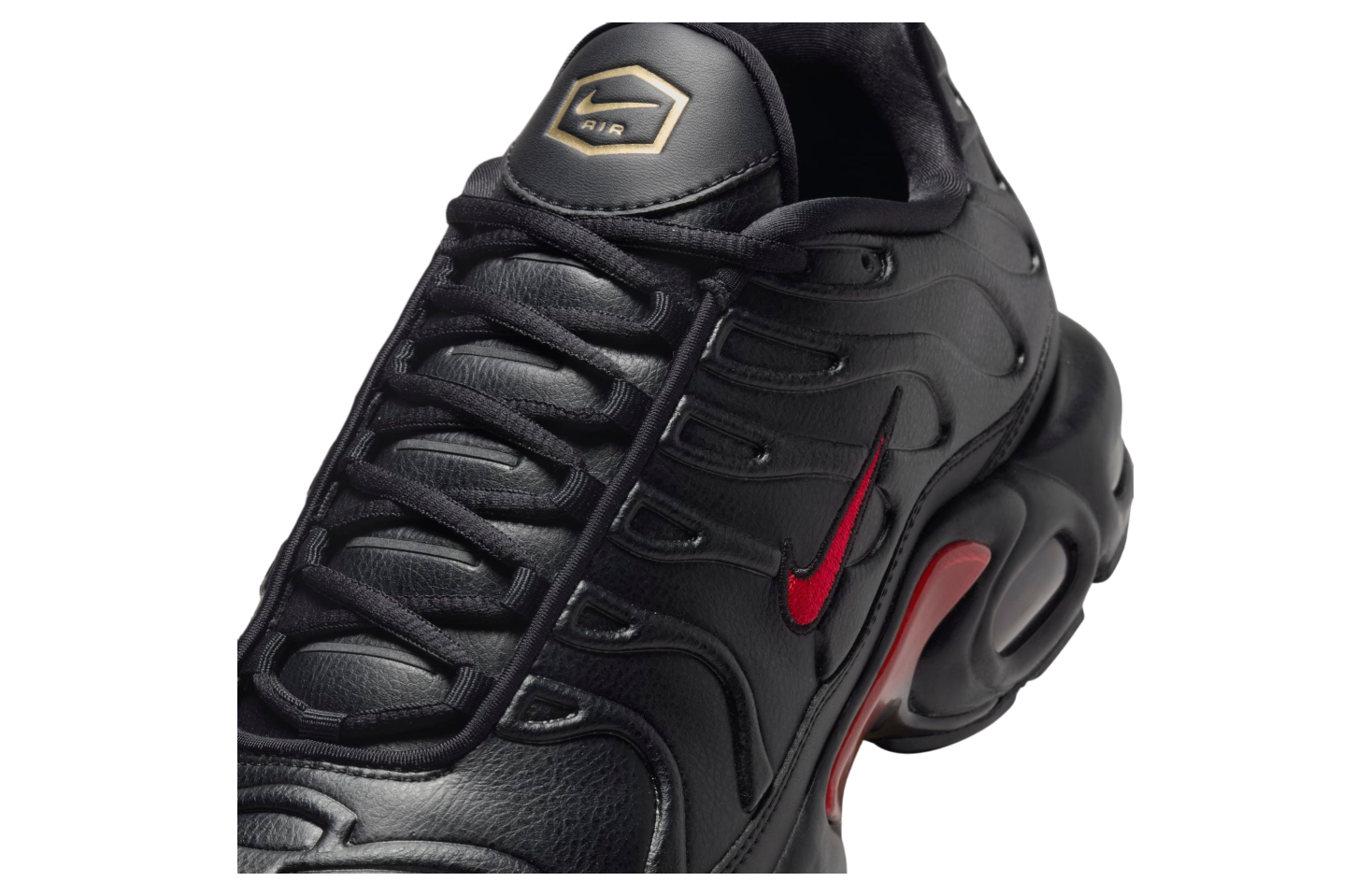 Nike Air Max Plus Leather Black / University Red