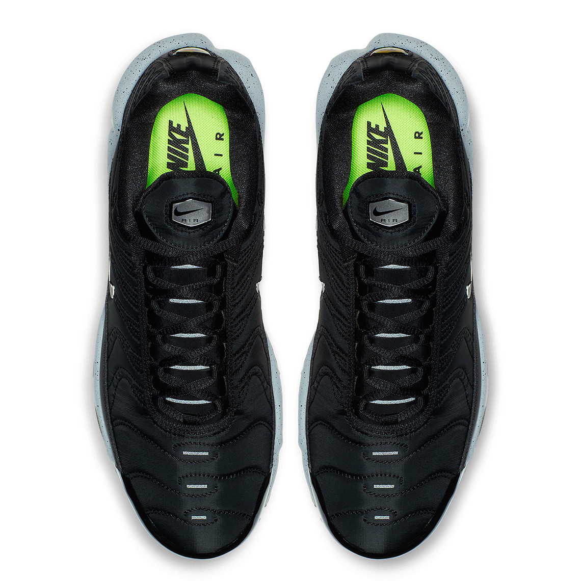 Nike Air Max Plus Premium Black Matte Silver 815994-003 - KicksOnFire.com