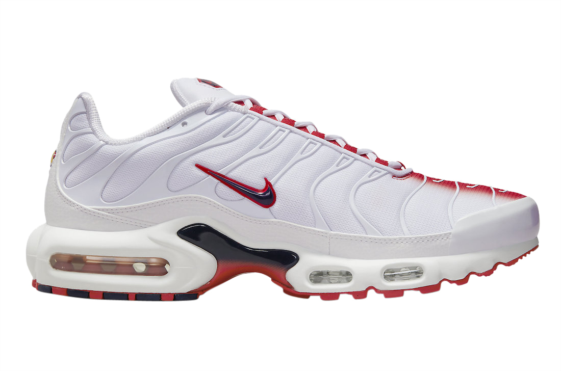 Nike Air Max Plus White University Red