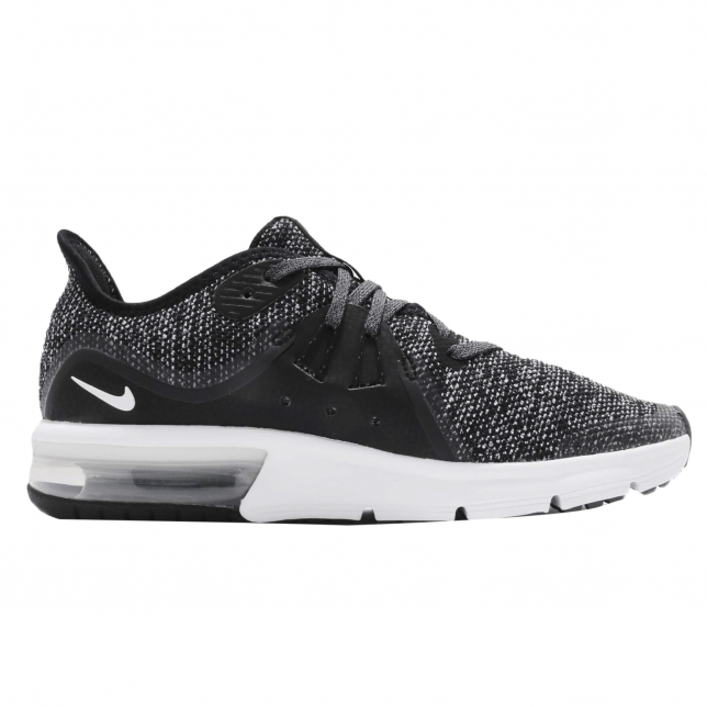 nike air max sequent 3 monochrome knitted trainers