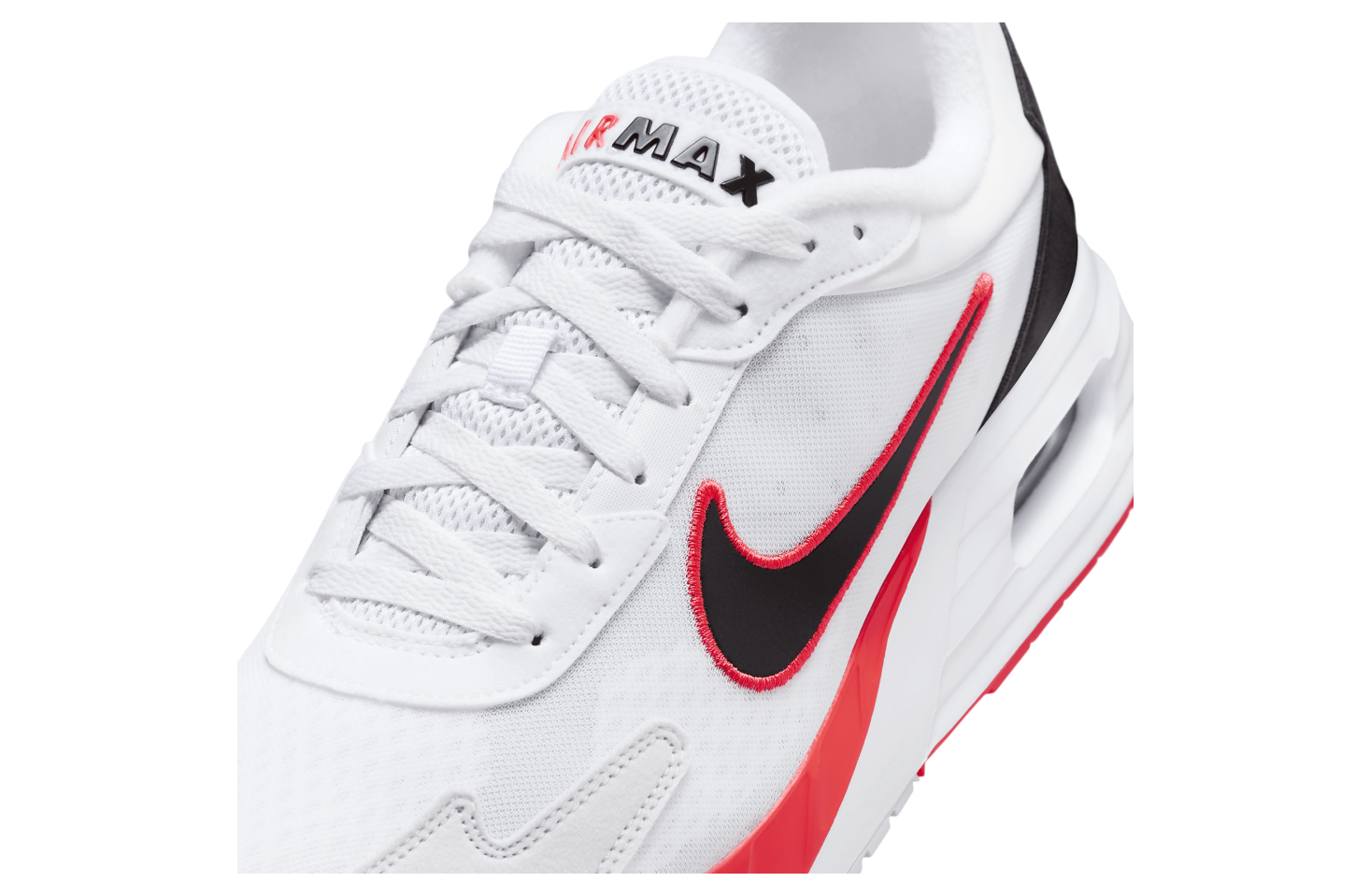 Nike Air Max Solo White / Bright Crimson