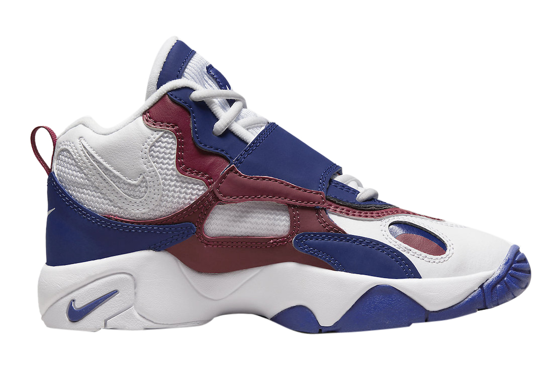 Nike Air Max Speed Turf GS White Navy Maroon