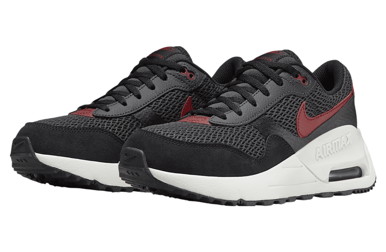 Nike Air Max Systm GS Black / Anthracite / Team Red