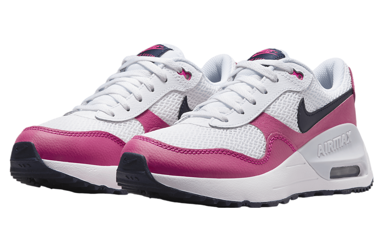 Nike Air Max SYSTM GS White / Fierce Pink