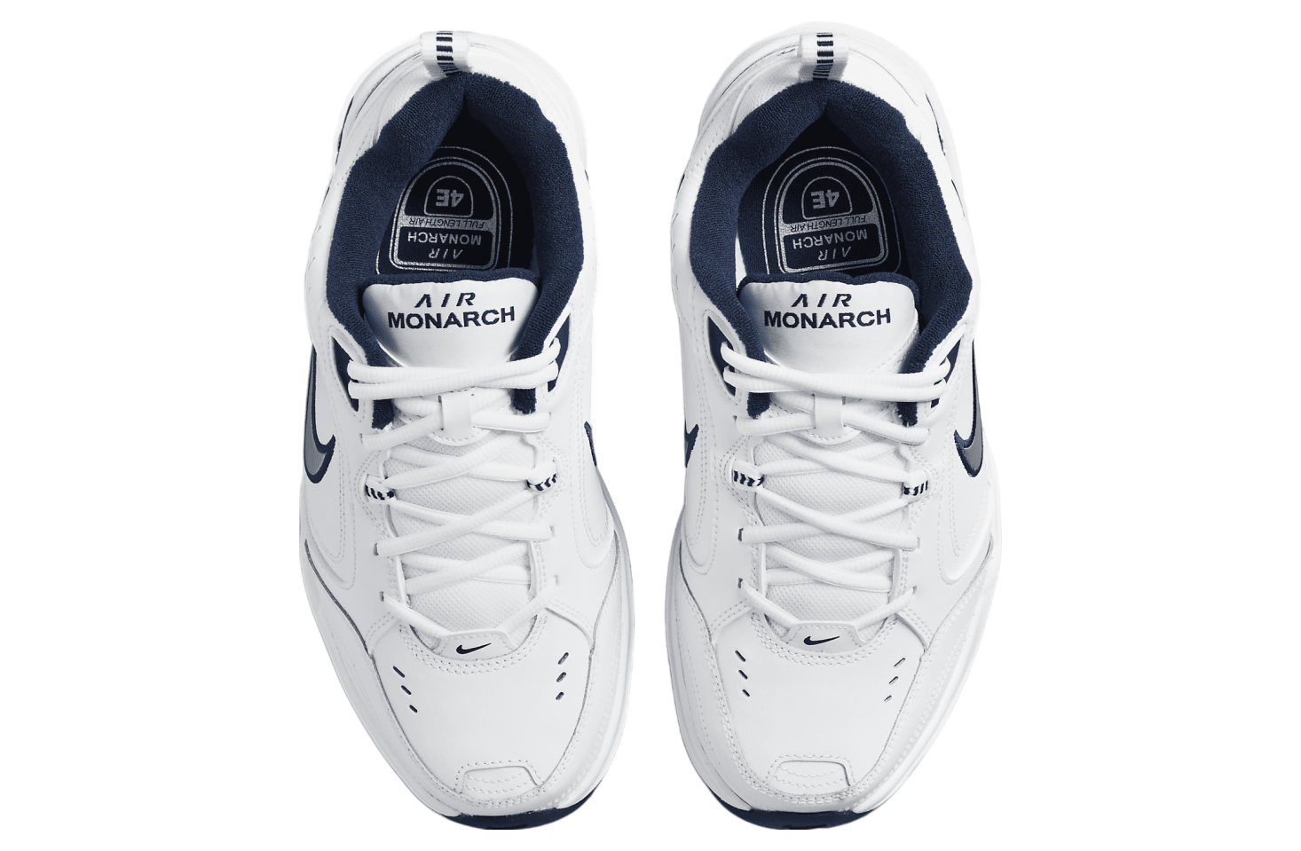 Nike Air Monarch 4 White / Midnight Navy (Extra Wide)