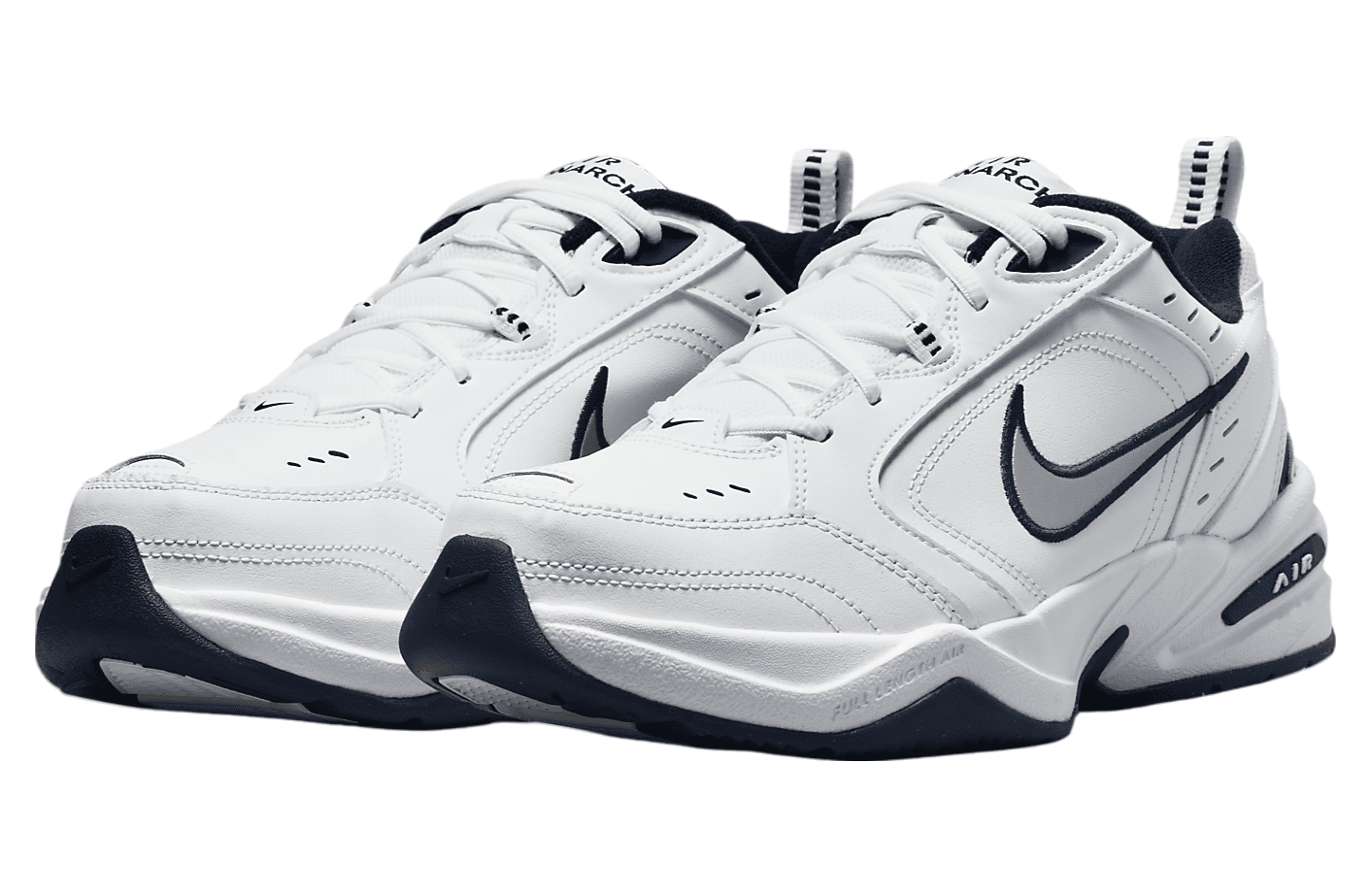 Nike Air Monarch 4 White / Midnight Navy (Extra Wide)