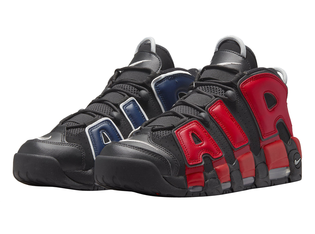 nike air uptempo blue and red