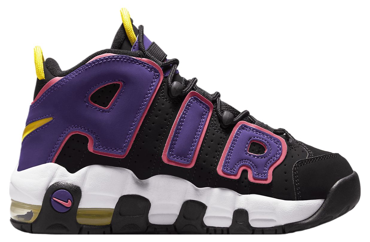 Nike Air More Uptempo GS Black / Court Purple