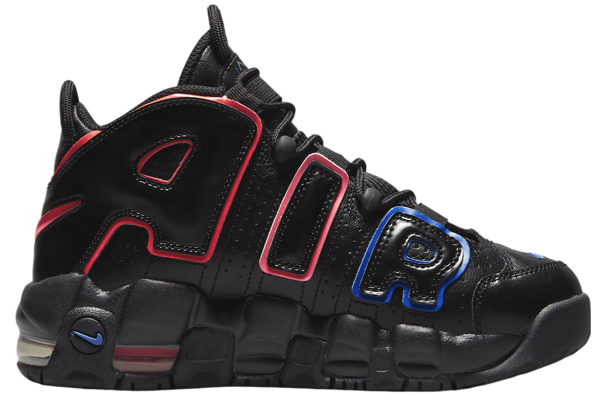 Nike Air More Uptempo GS Black / Racer Blue