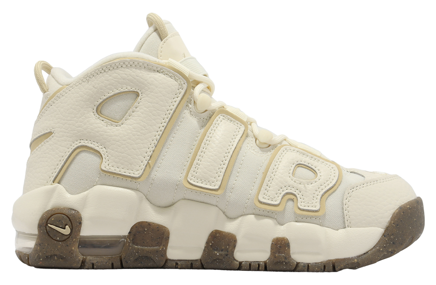 Nike Air More Uptempo GS Coconut Milk / Team Gold