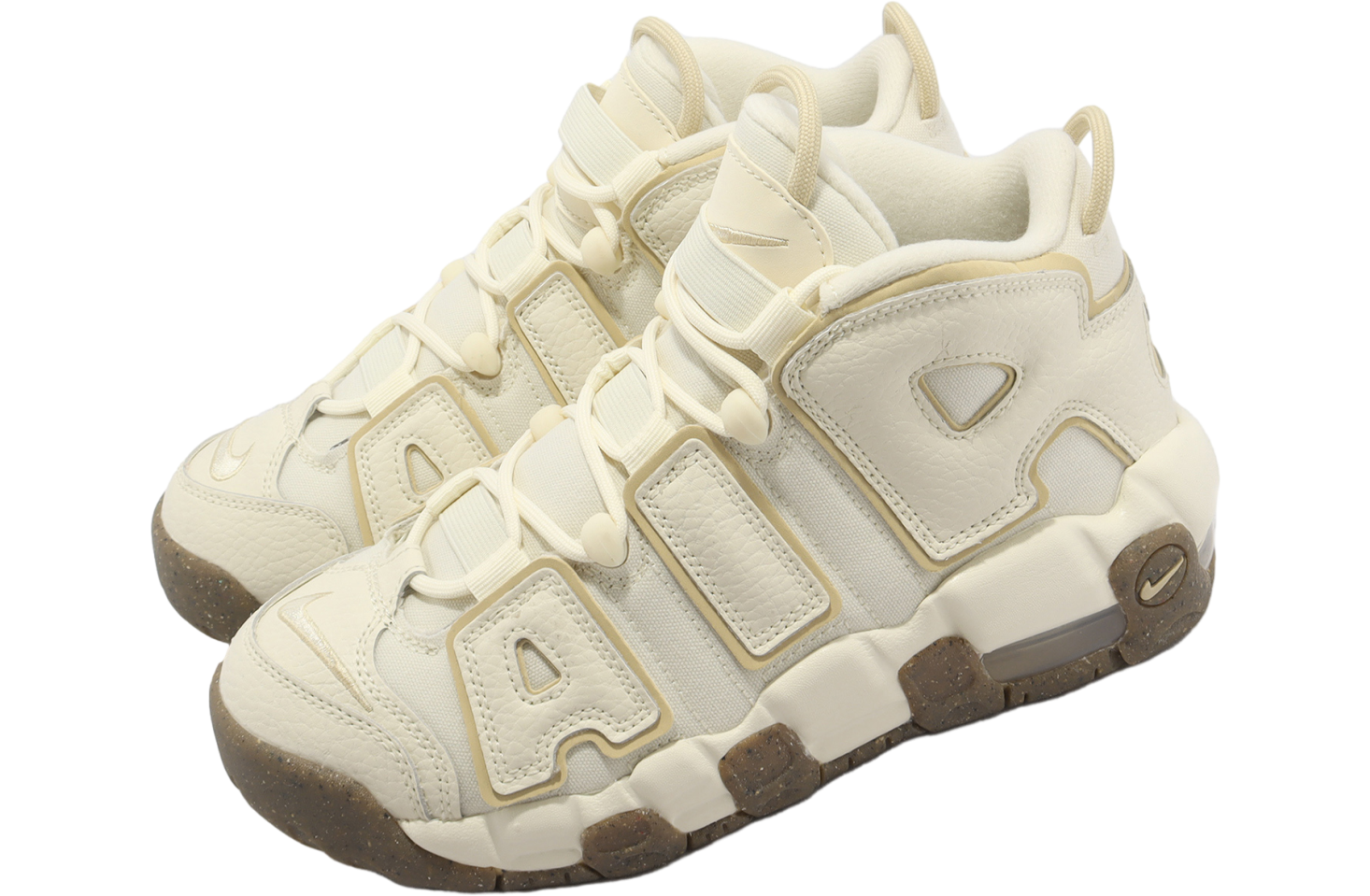 Nike Air More Uptempo GS Coconut Milk / Team Gold