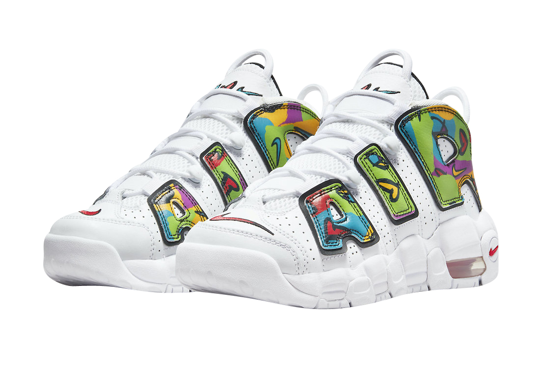 Nike Air More Uptempo Gs Peace, Love, Swoosh