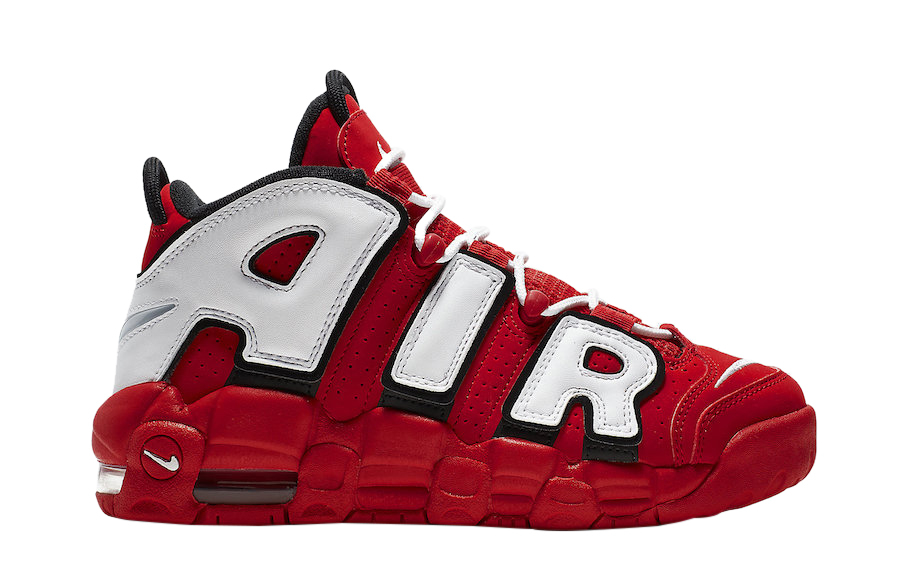 Nike Air More Uptempo GS Red Black CD9402-600