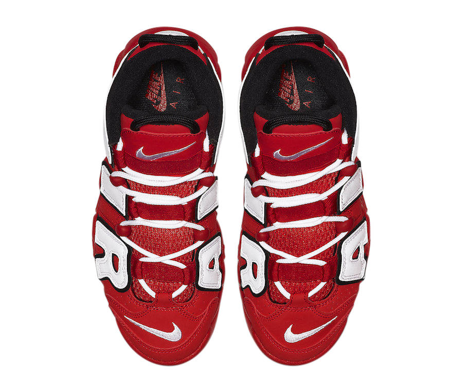 Nike Air More Uptempo GS Red Black