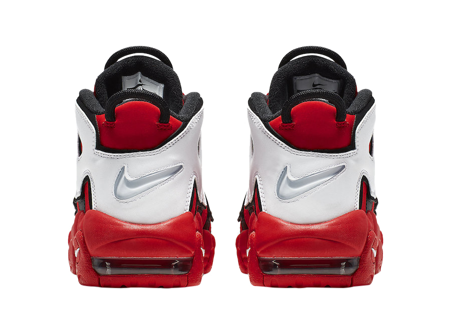 Nike Air More Uptempo GS Red Black