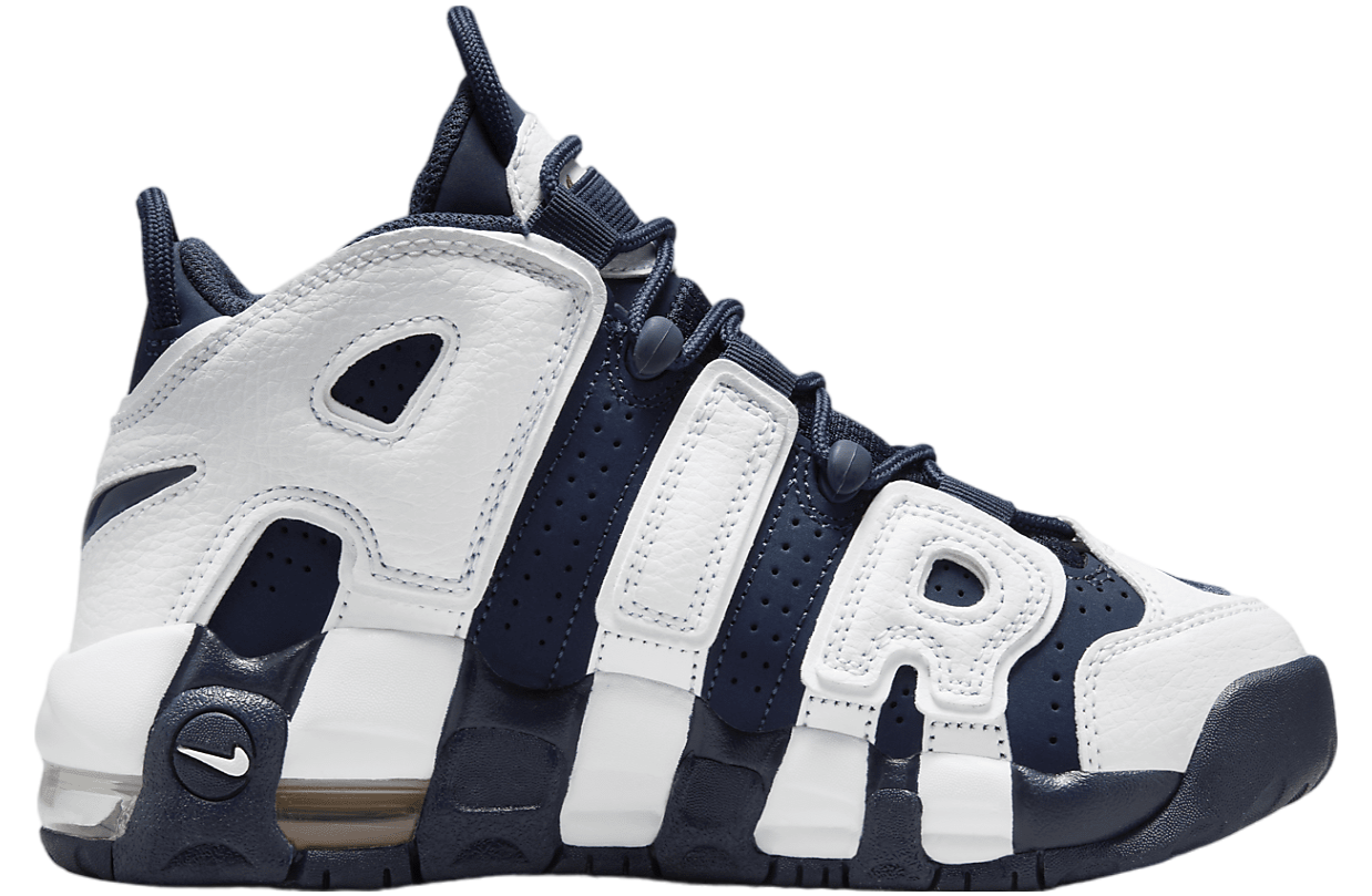 Nike Air More Uptempo GS White / Midnight Navy