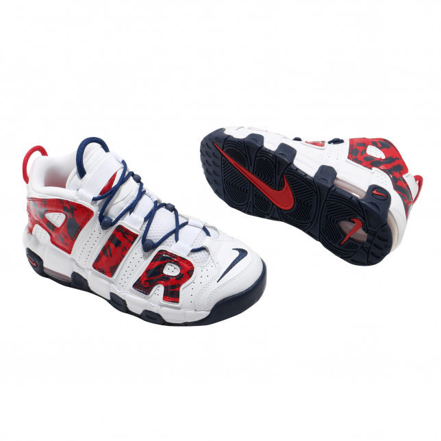 Nike Air More Uptempo GS White University Red Blue Void CZ7885100