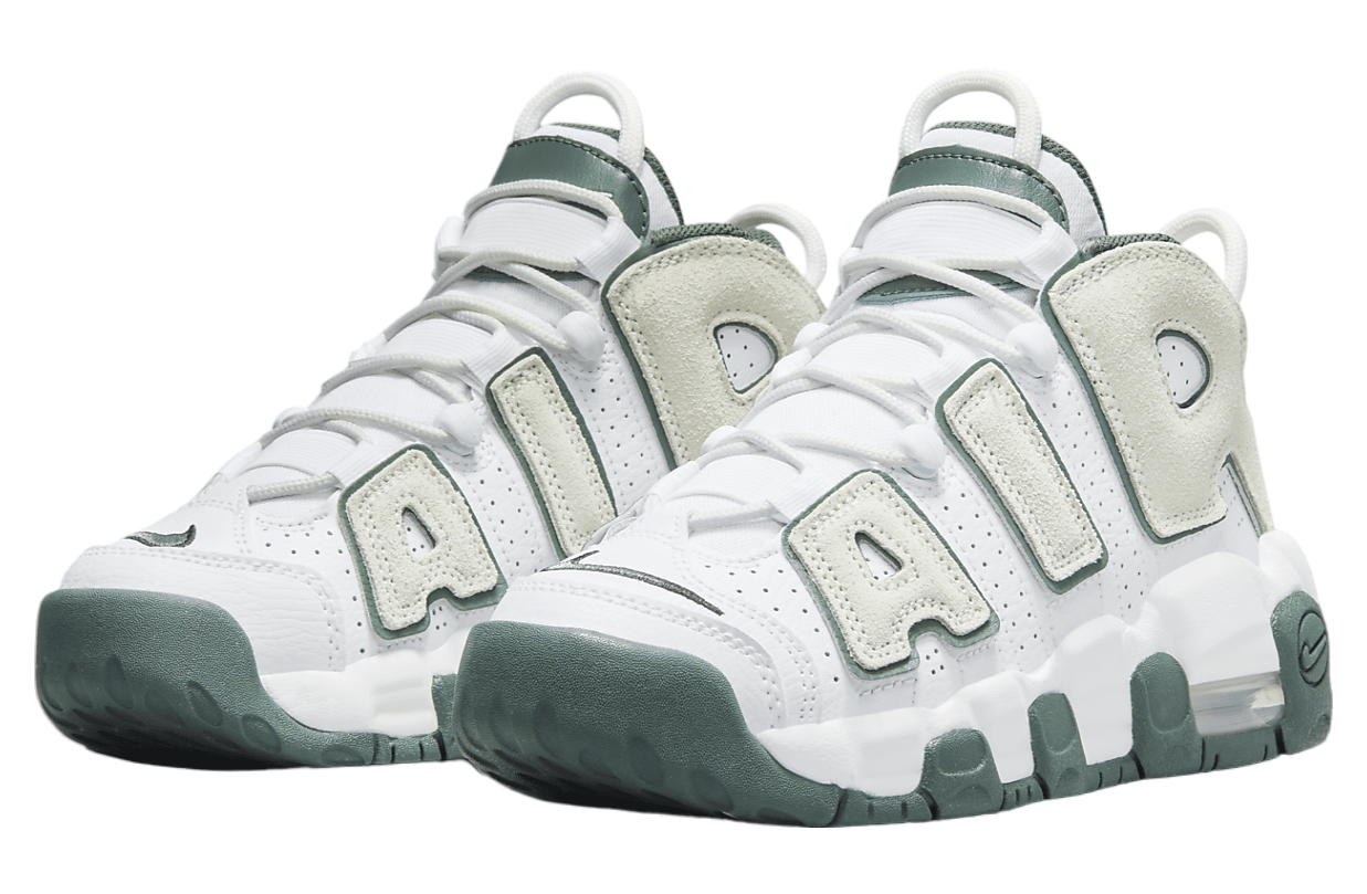 Nike Air More Uptempo GS White / Vintage Green