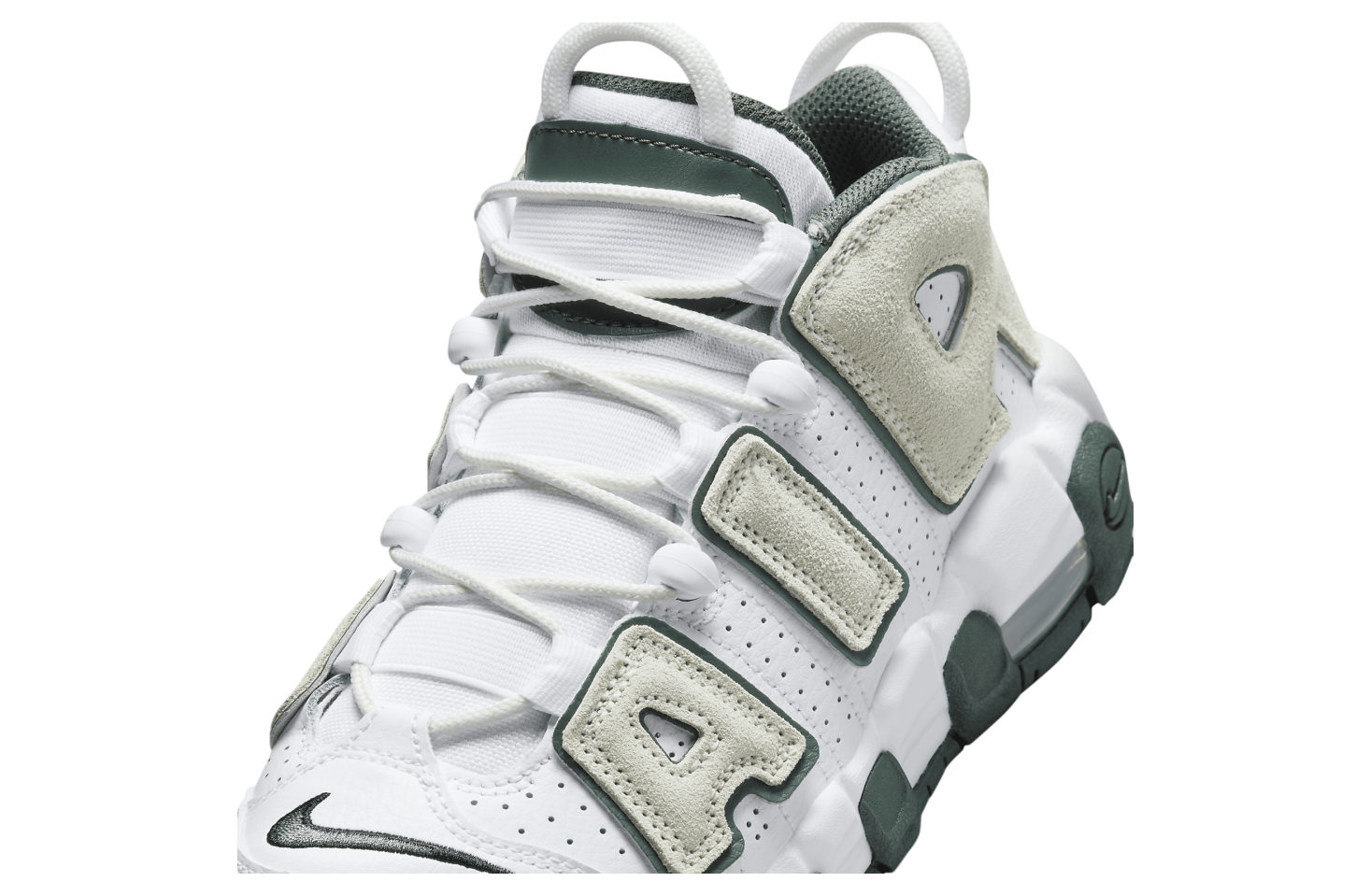 Nike Air More Uptempo GS White / Vintage Green