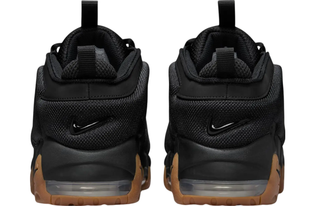 Nike Air More Uptempo Low Black / Gum