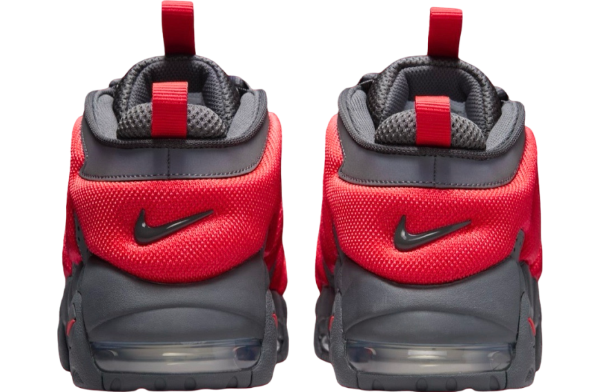 Nike Air More Uptempo Low Dark Grey / Light Crimson