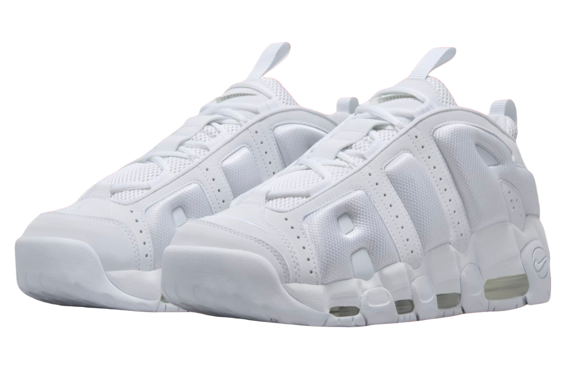 Nike air uptempo all white hotsell