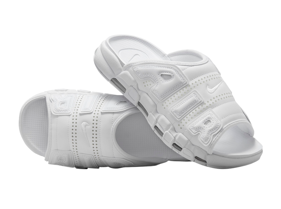 Nike Air More Uptempo Slide Triple White