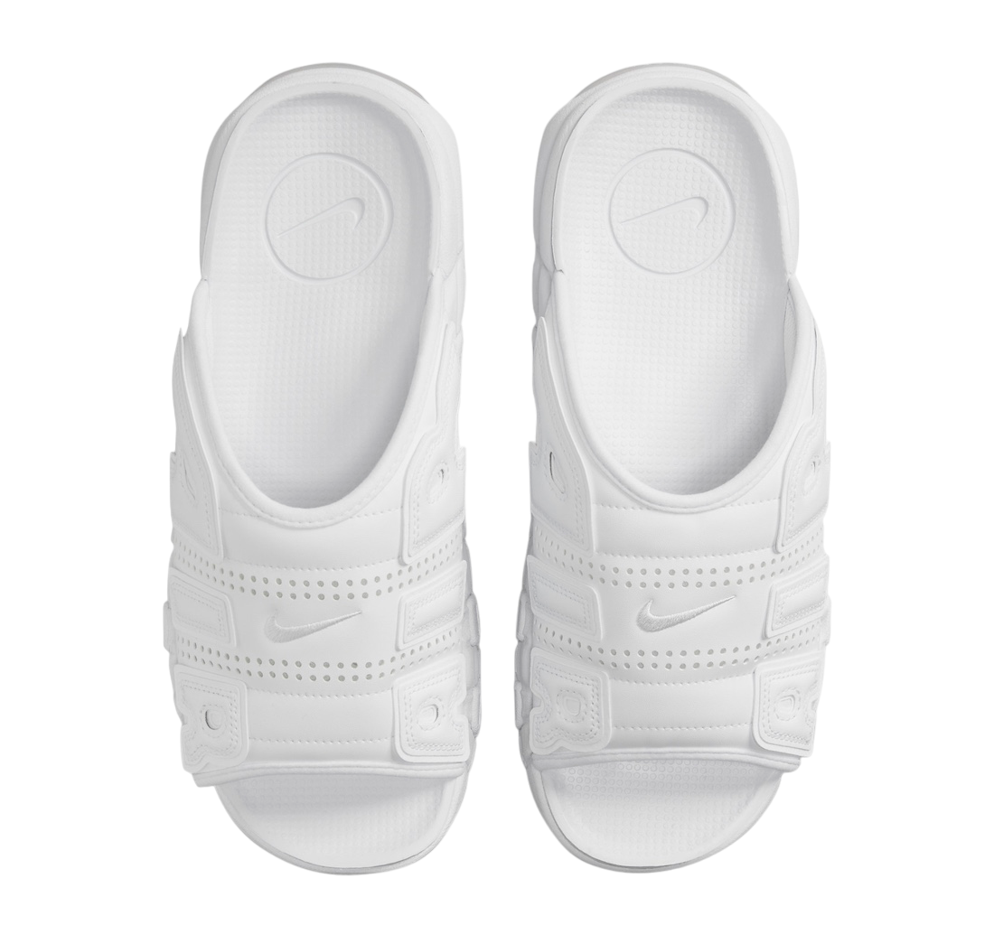 Nike Air More Uptempo Slide Triple White