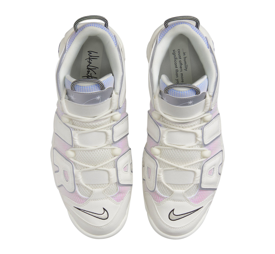 Nike Air More Uptempo White Pink Purple