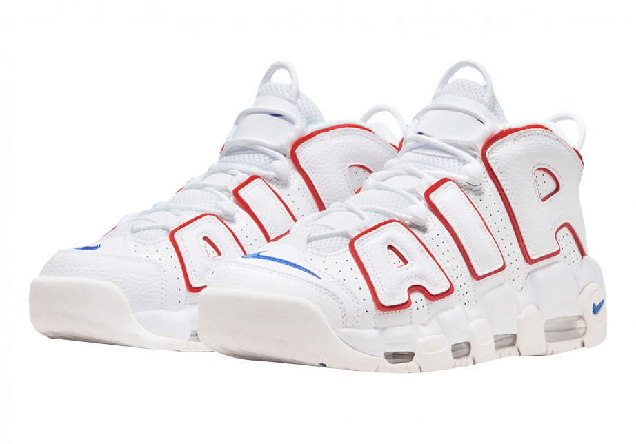 Nike Air More Uptempo White Red Blue DX2662-100