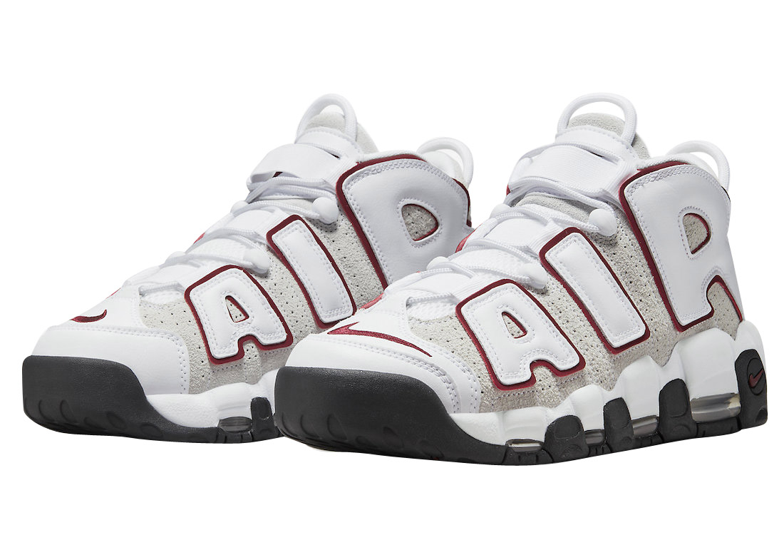 Nike Air More Uptempo White Team Red FB1380-100