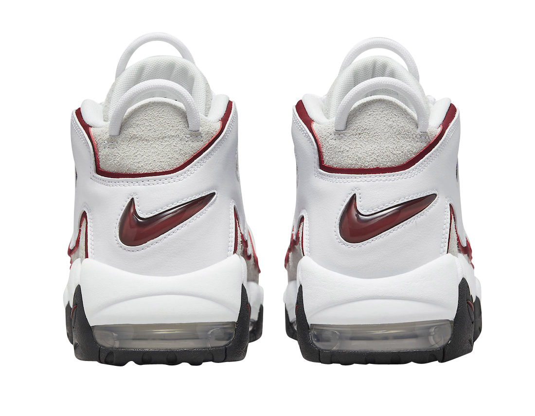 Nike Air More Uptempo White Team Red