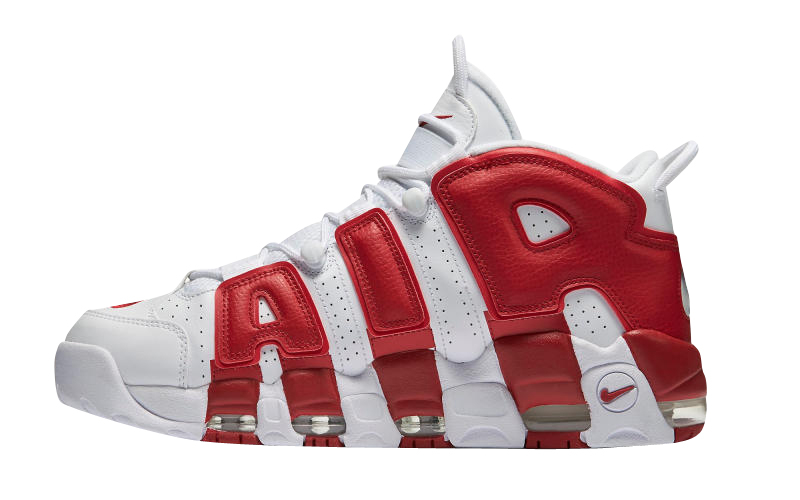 Nike Air More Uptempo White Varsity Red - May 2016 - 414962-100