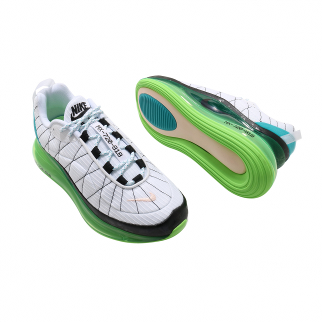 Nike Air MX-720-818 White Black Ghost Green - Aug 2020 - CT1266101