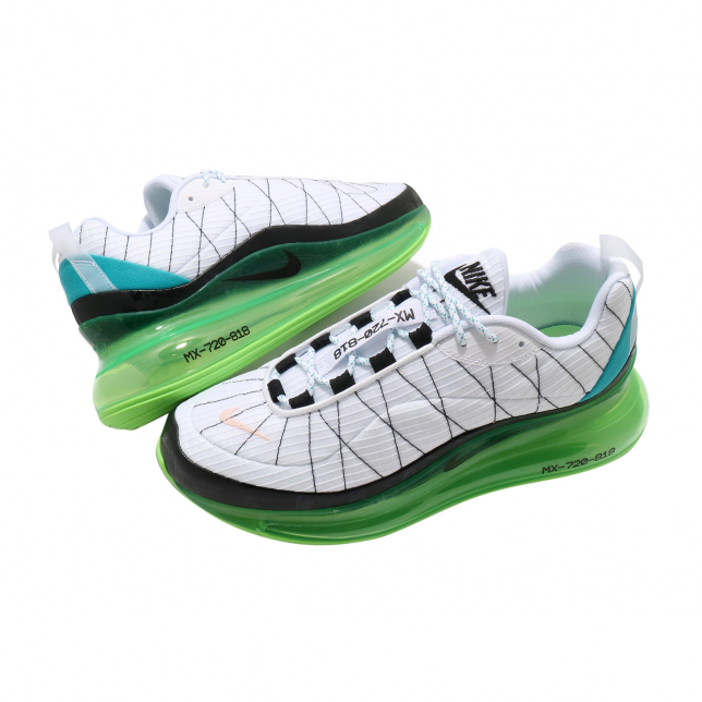 Nike Air MX-720-818 White Black Ghost Green - Aug 2020 - CT1266101