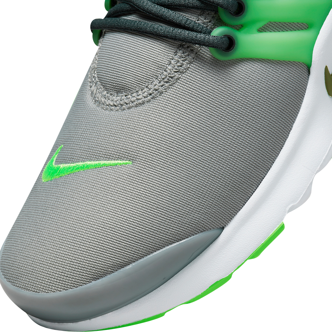 Nike Air Presto GS Light Smoke Grey Green Strike