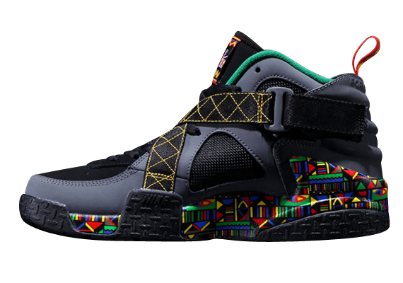 Nike Air Raid Urban Jungle Peace Black Multicolor Size 8.5 Sneakers  642330-003